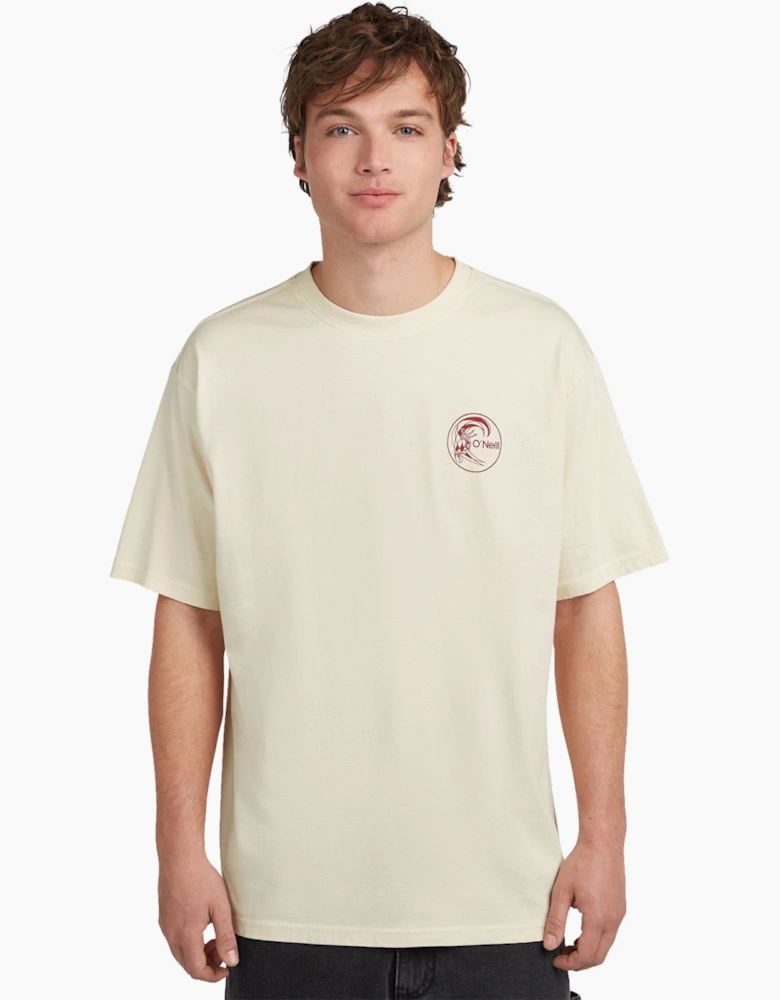 O'Neill Mens O'Riginals Retro Back-Print Short Sleeve T-Shirt