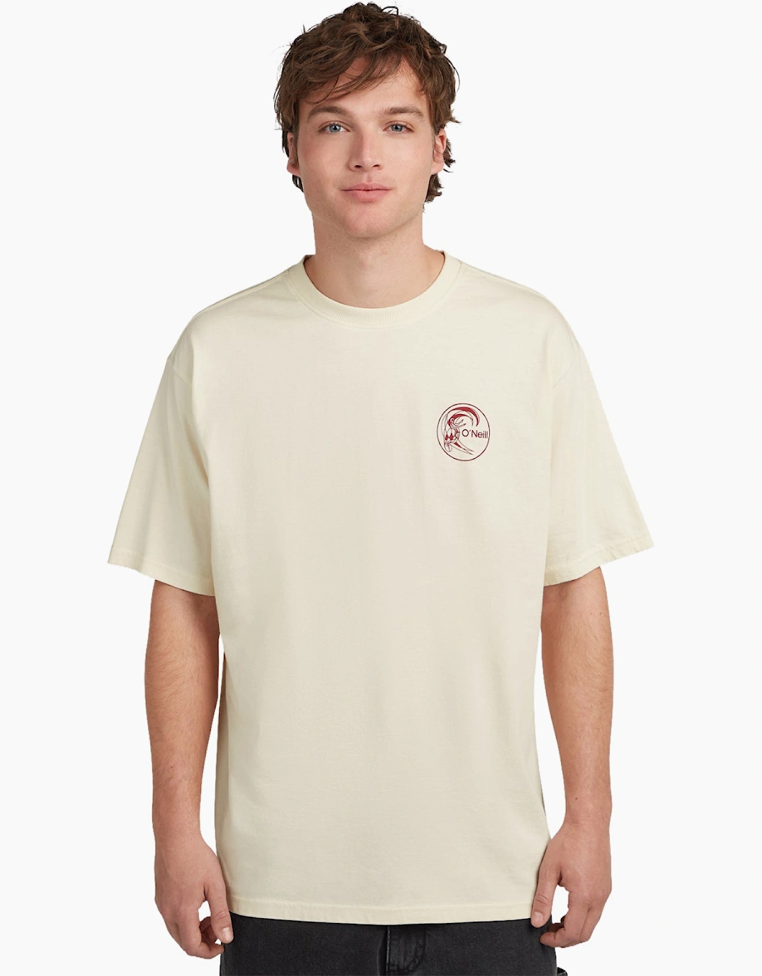 O'Neill Mens O'Riginals Retro Back-Print Short Sleeve T-Shirt