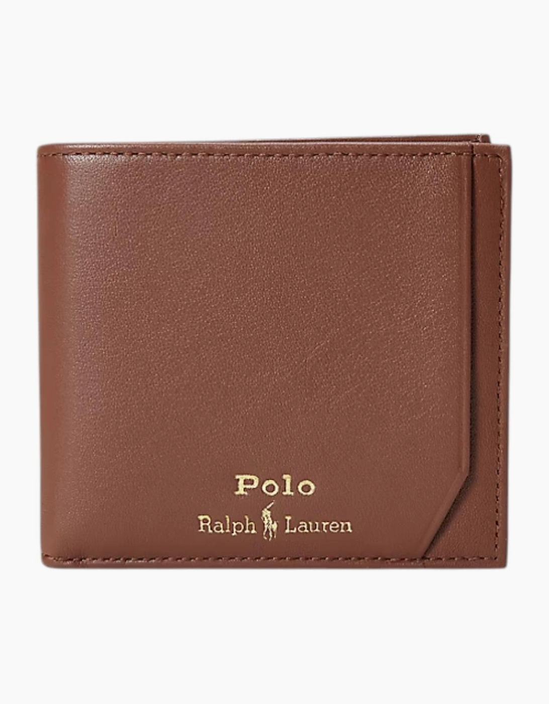 Ralph Lauren Mens Genuine Leather Wallet M Polo Billfold Credit Card Holder