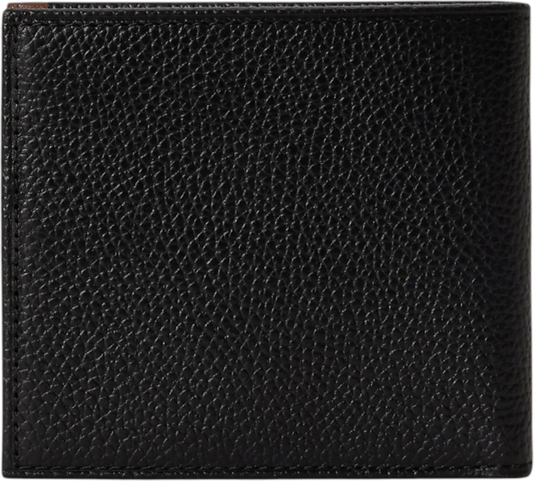 Ralph Lauren Mens Genuine Leather Wallet Two Tone Billfold Credit Card Holder