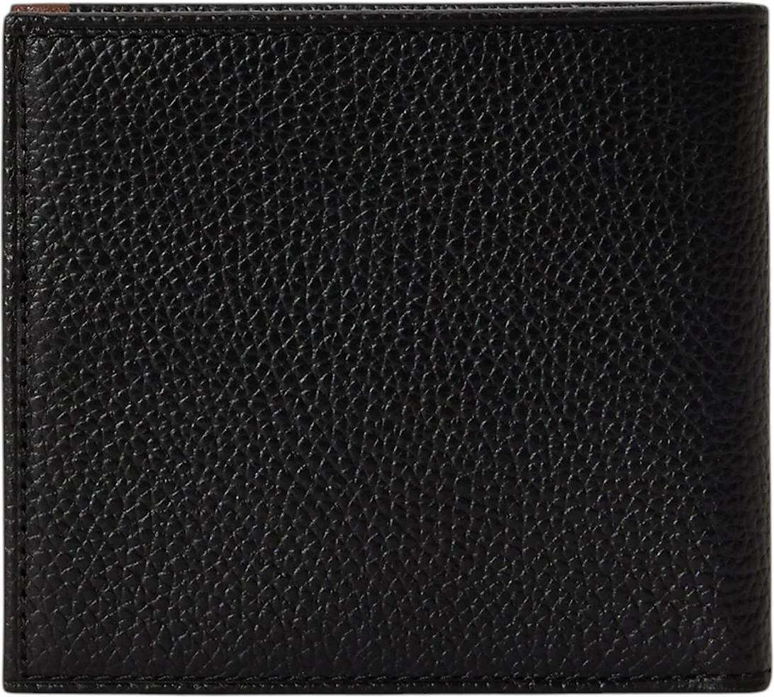 Ralph Lauren Mens Genuine Leather Wallet Two Tone Billfold Credit Card Holder