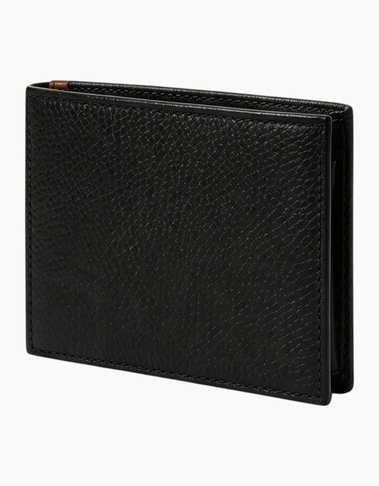 Ralph Lauren Mens Genuine Leather Wallet Two Tone Billfold Credit Card Holder