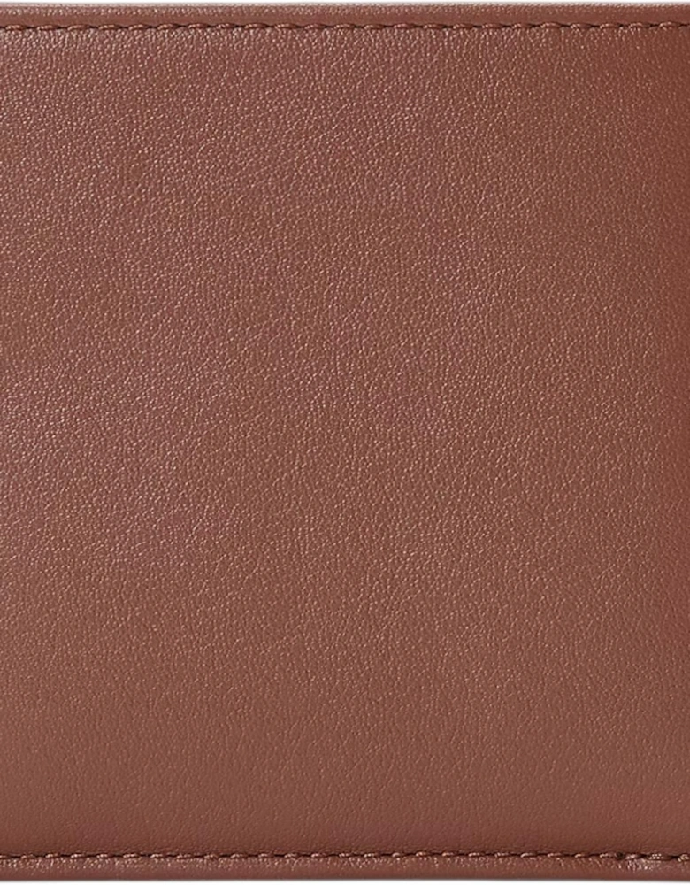 Ralph Lauren Mens Genuine Leather Wallet M Polo Billfold Credit Card Holder