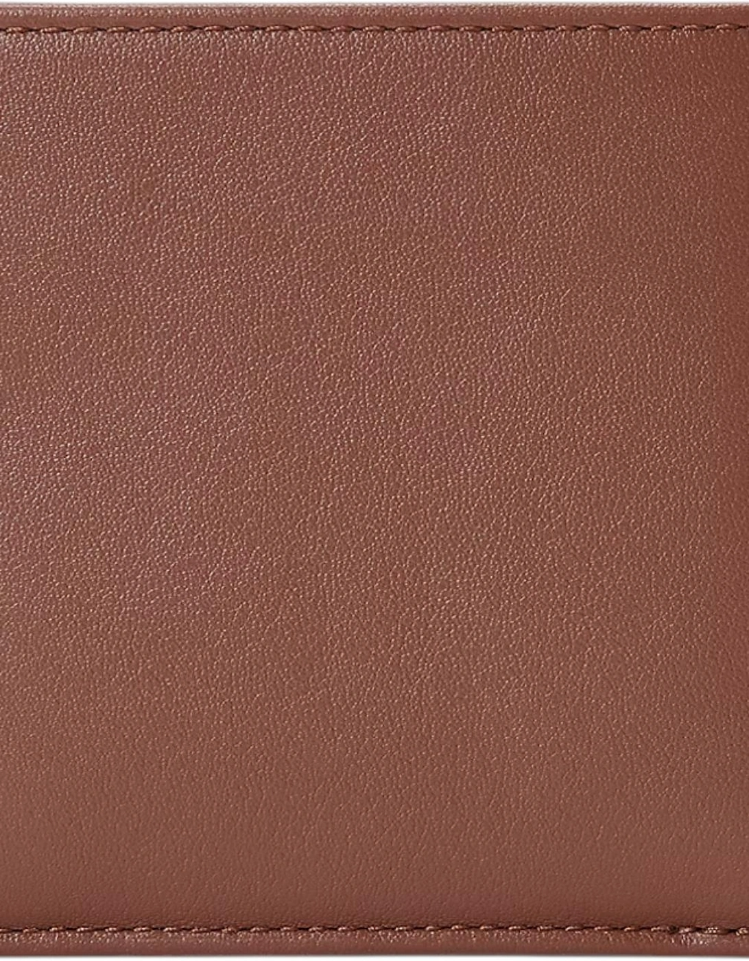 Ralph Lauren Mens Genuine Leather Wallet M Polo Billfold Credit Card Holder