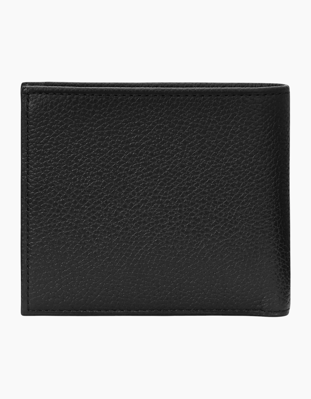 Ralph Lauren Mens Genuine Leather Wallet M Polo Billfold Credit Card Holder Black