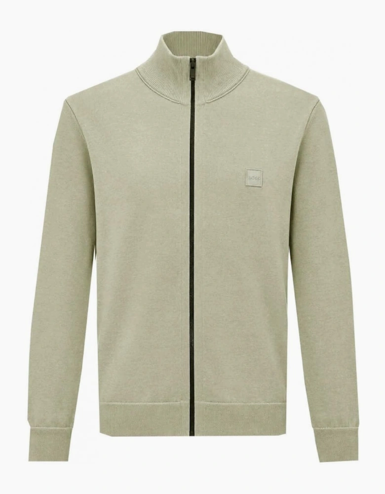 Hugo Boss Men's Beige Kano Knitted Zip Jacket