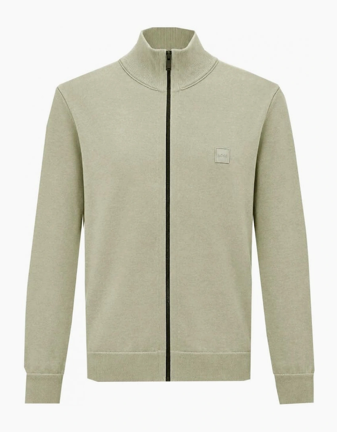 Hugo Boss Men's Beige Kano Knitted Zip Jacket