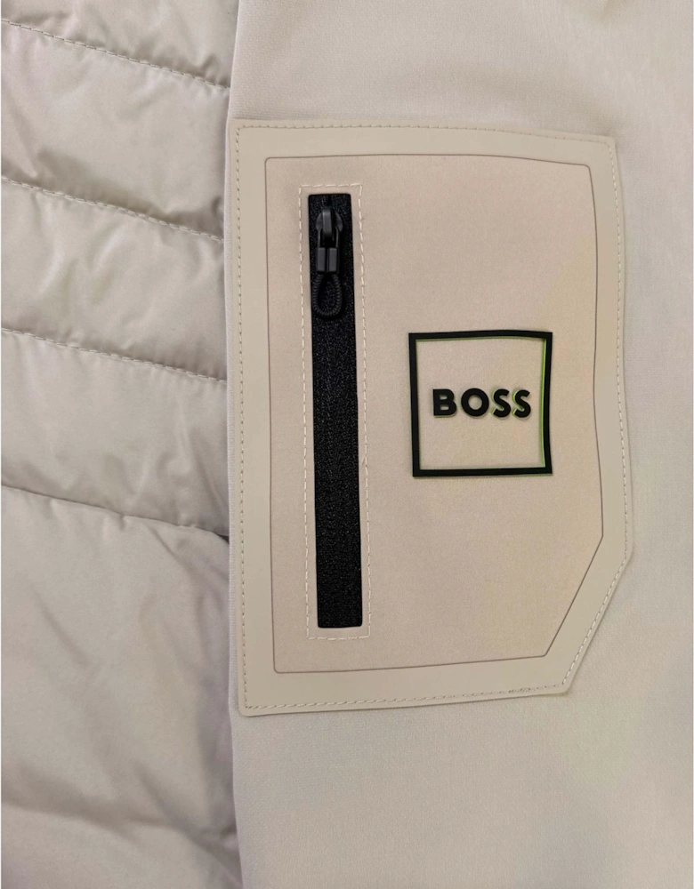 Hugo Boss Men's Beige Urbanex Hybrid HD Lightweight Jacket