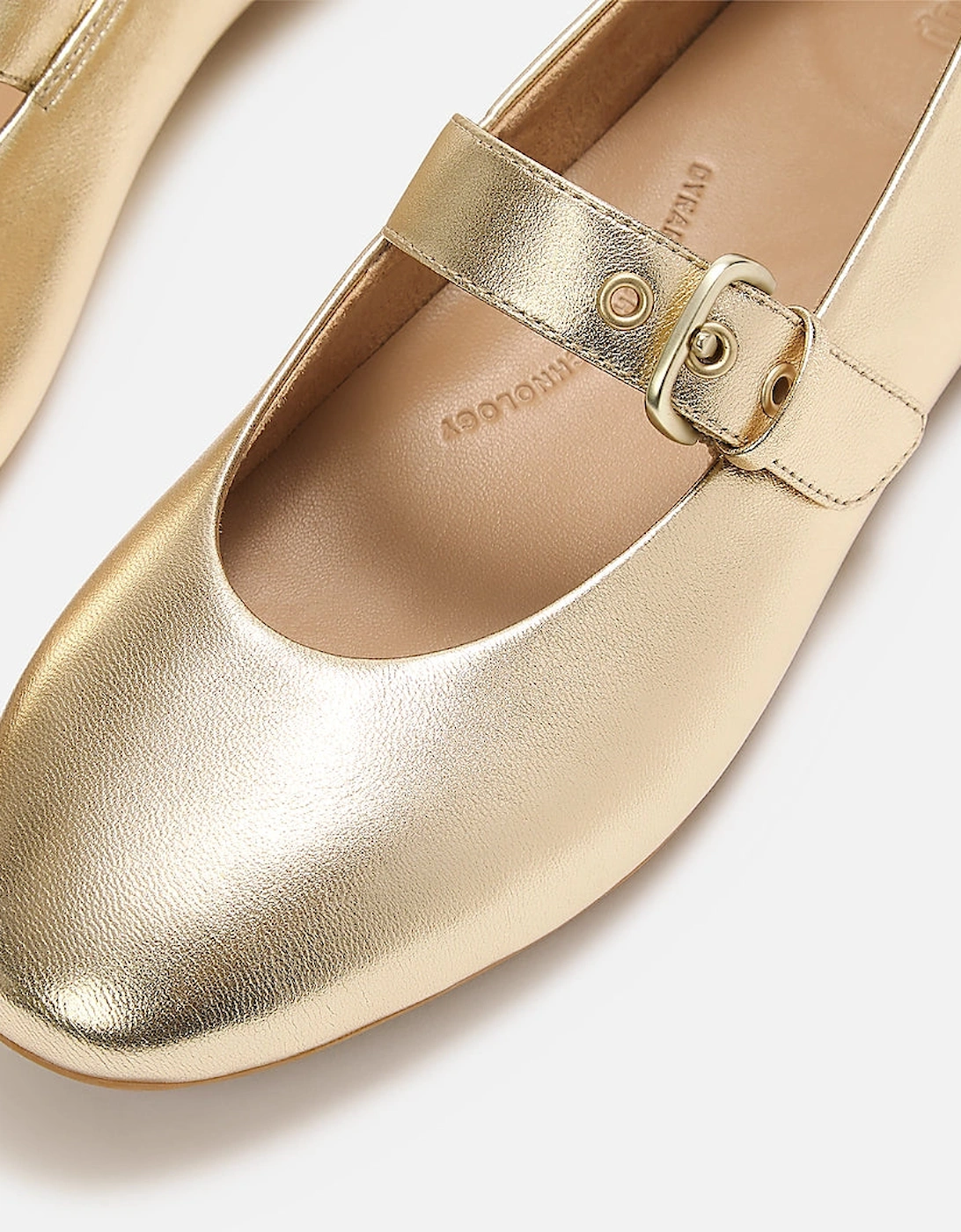 FitFlop Delicato Womens Leather Mary Jane Shoes - Platino 675