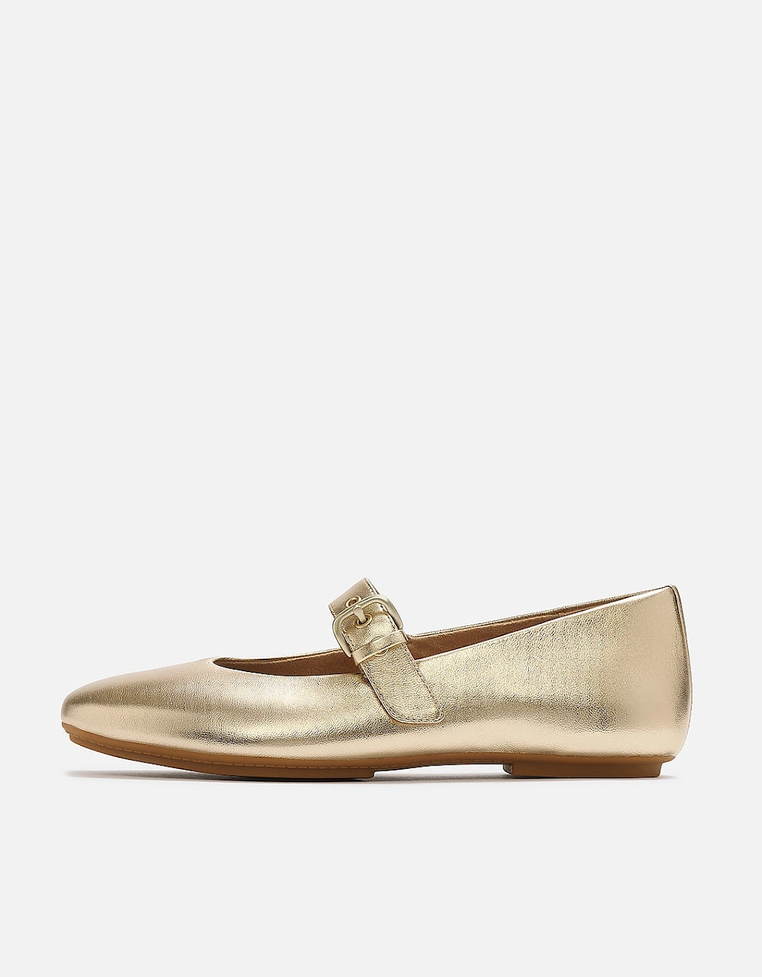 FitFlop Delicato Womens Leather Mary Jane Shoes - Platino 675