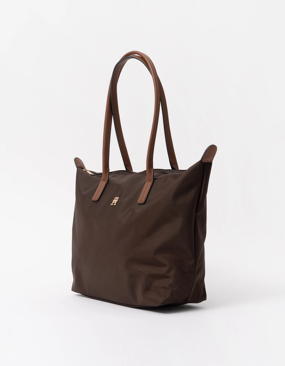Tommy Hilfiger Popette Womens Tote Bag - Fondant Brown
