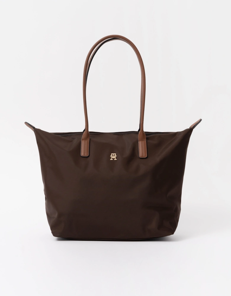 Tommy Hilfiger Popette Womens Tote Bag - Fondant Brown