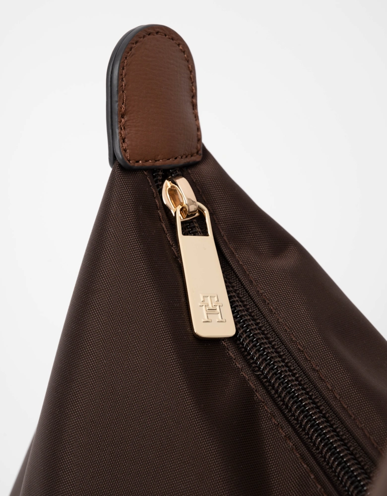 Tommy Hilfiger Popette Womens Tote Bag - Fondant Brown