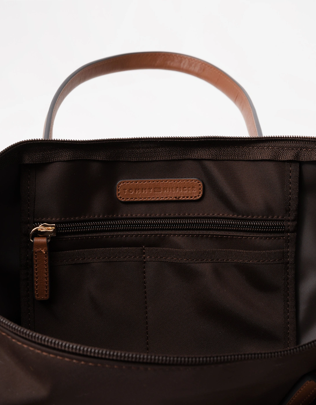 Tommy Hilfiger Popette Womens Tote Bag - Fondant Brown
