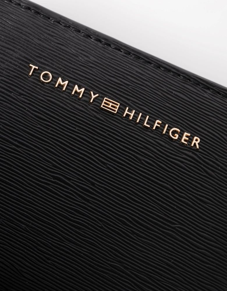 Tommy Hilfiger TH Modern Womens Medium Zip Wallet - Black
