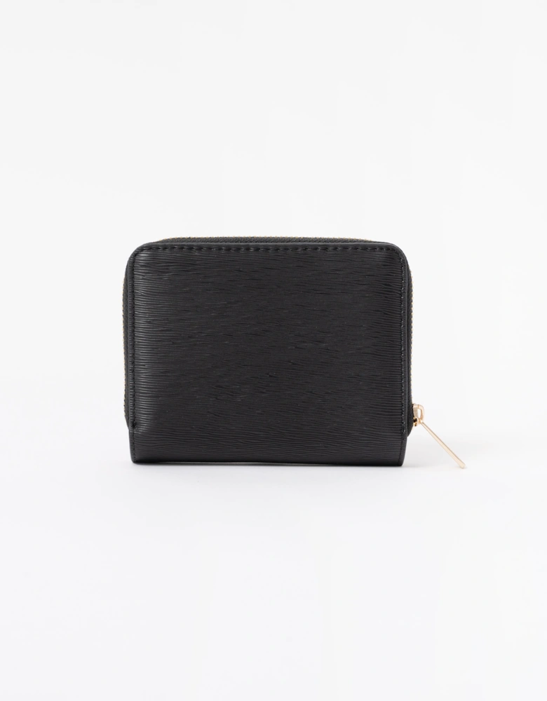 Tommy Hilfiger TH Modern Womens Medium Zip Wallet - Black