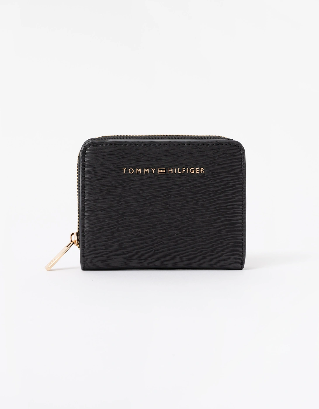 Tommy Hilfiger TH Modern Womens Medium Zip Wallet - Black