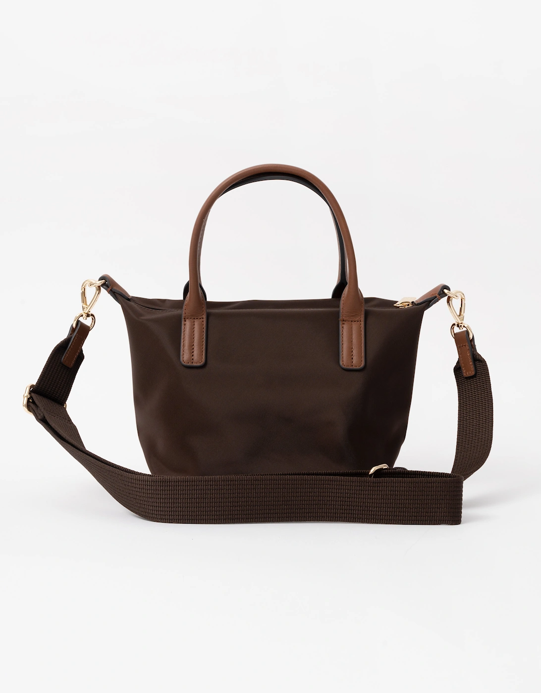 Tommy Hilfiger Popette Womens Mini Tote Bag - Fondant Brown