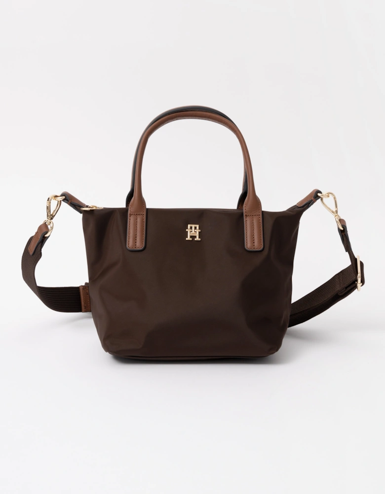 Tommy Hilfiger Popette Womens Mini Tote Bag - Fondant Brown