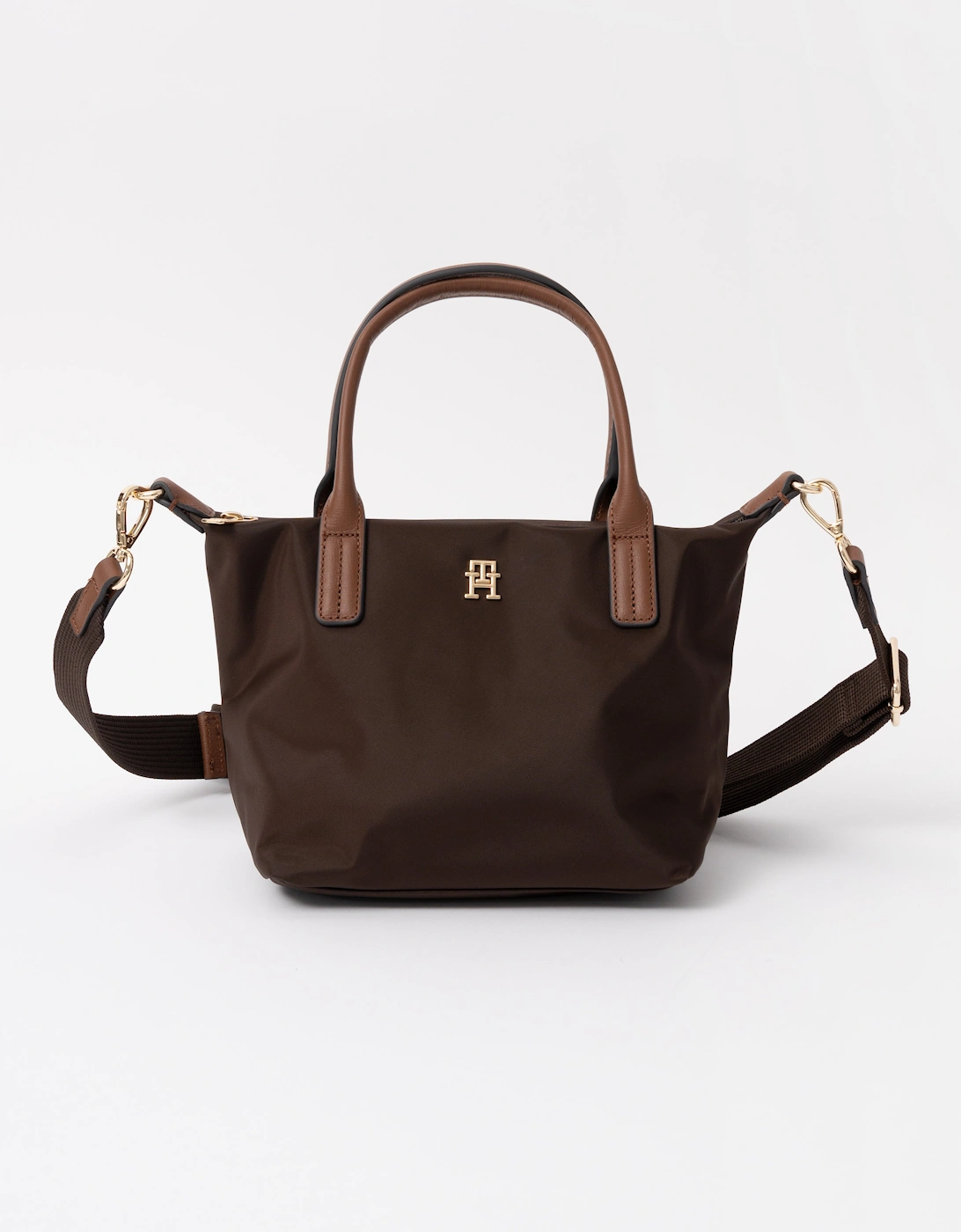 Tommy Hilfiger Popette Womens Mini Tote Bag - Fondant Brown