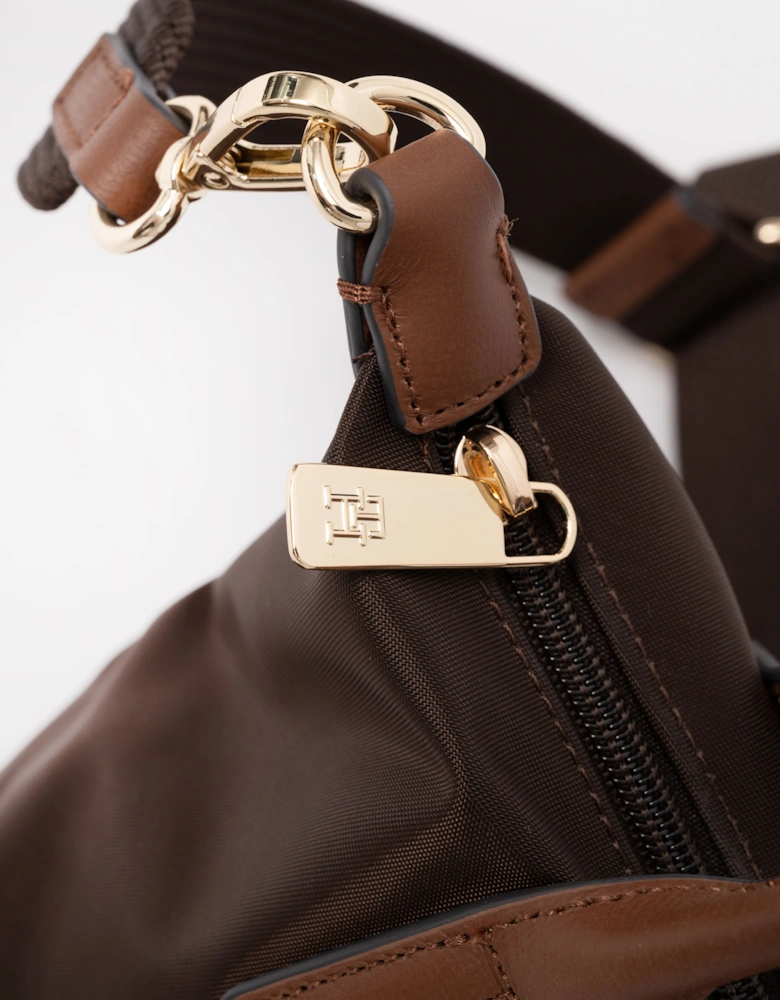 Tommy Hilfiger Popette Womens Mini Tote Bag - Fondant Brown