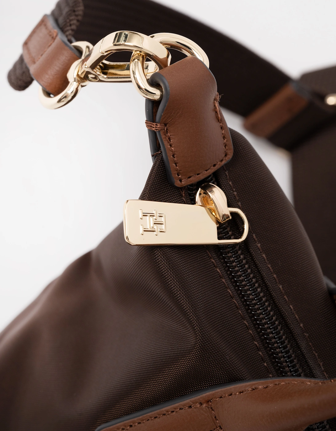 Tommy Hilfiger Popette Womens Mini Tote Bag - Fondant Brown