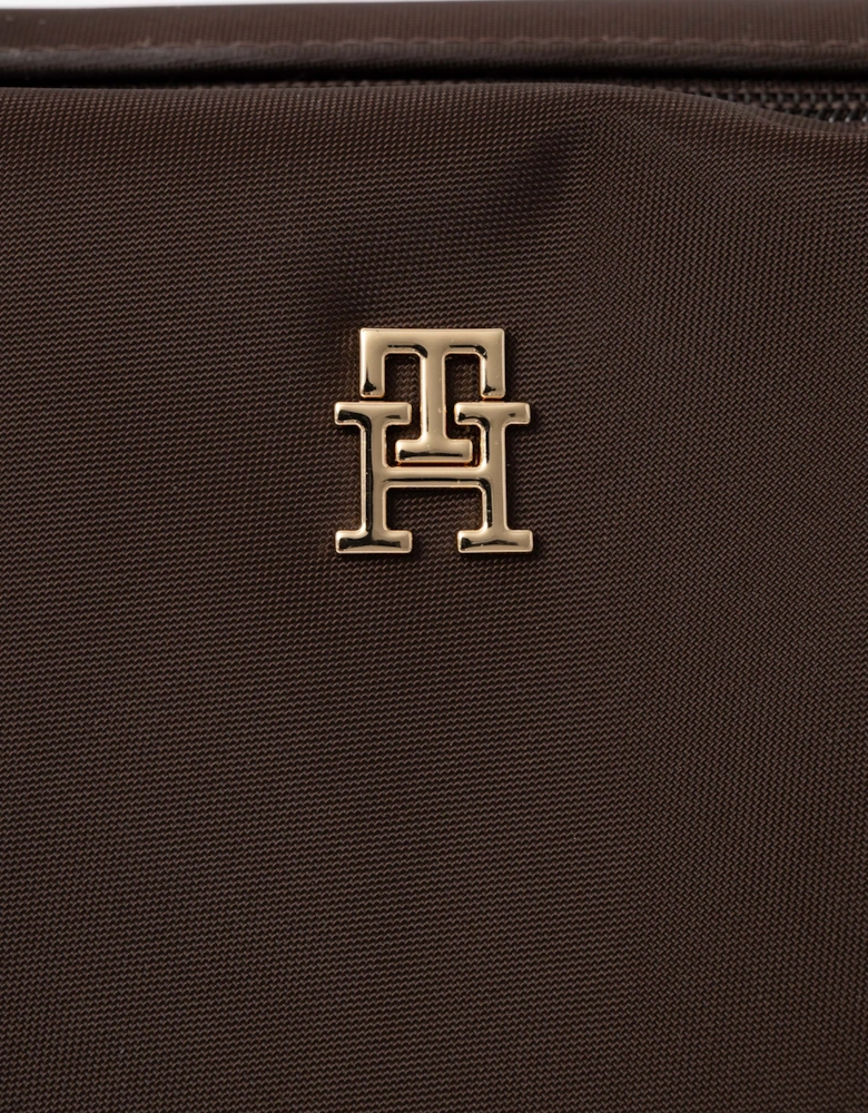 Tommy Hilfiger Popette Womens Mini Tote Bag - Fondant Brown