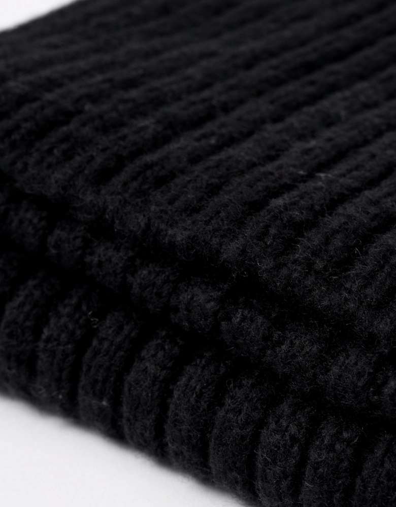 HUGO Zasgo Mens Beanie and Scarf Gift Set  - Black 001