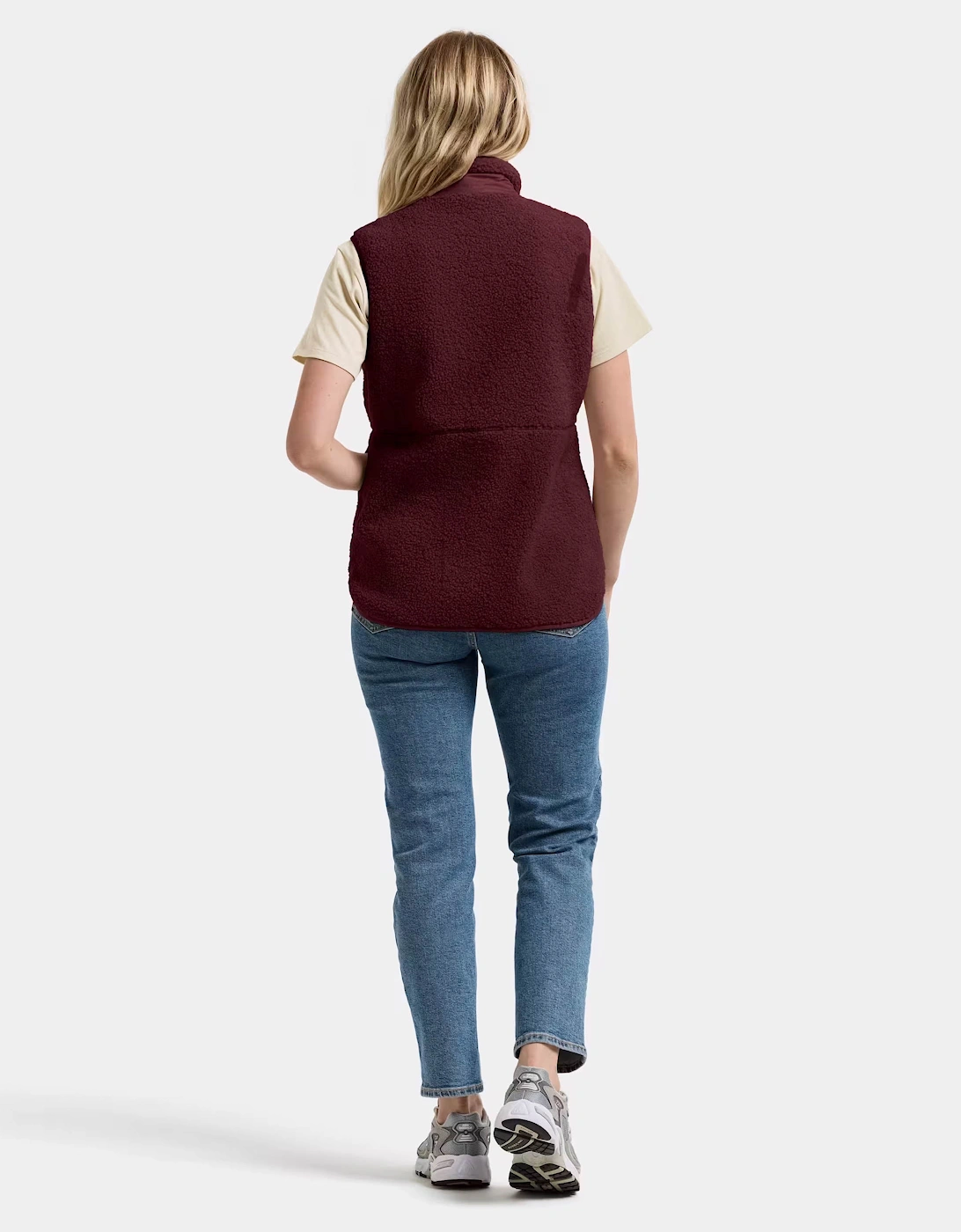 Didriksons Womens Siv Fleece Gilet - Old rust 147