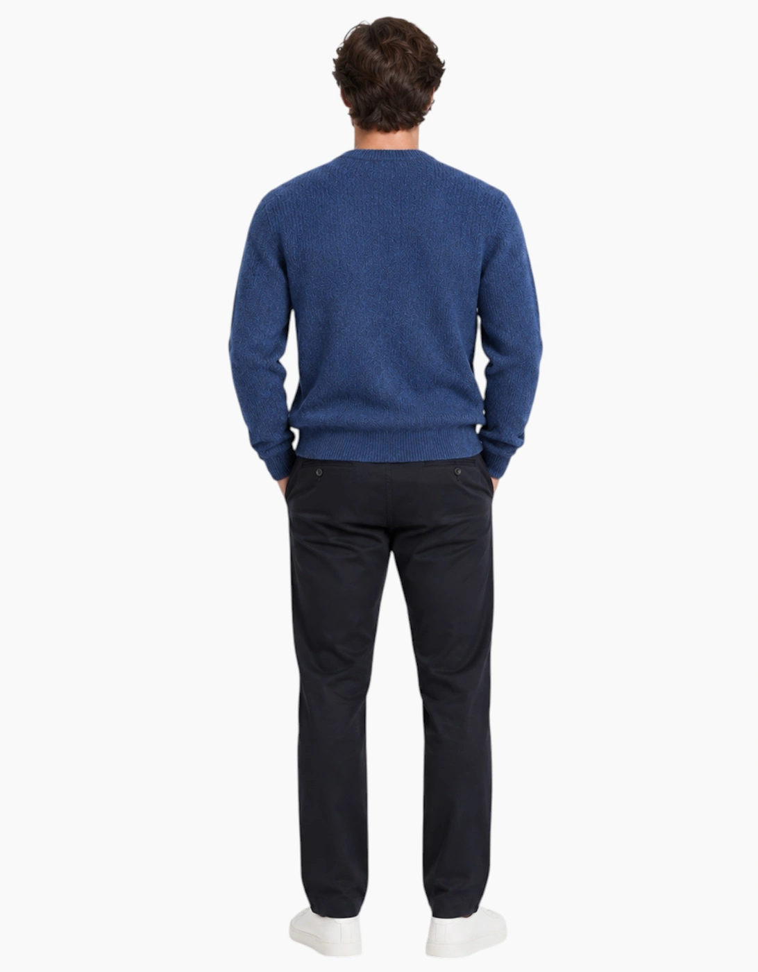 M&S Mens Supersoft Crew Neck Jumper with Wool Regular Fit Long Sleeve Sweatshirt