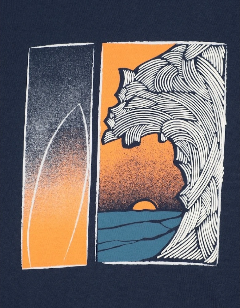 Mountain Warehouse Mens Surfer Organic T-Shirt