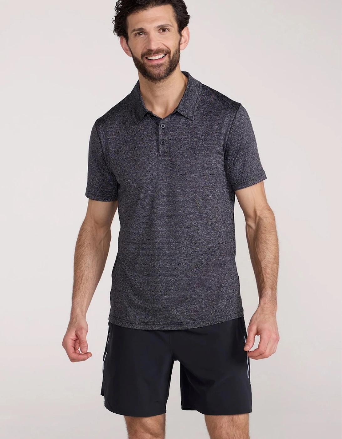Mountain Warehouse Mens Agra Stripe Polo Shirt
