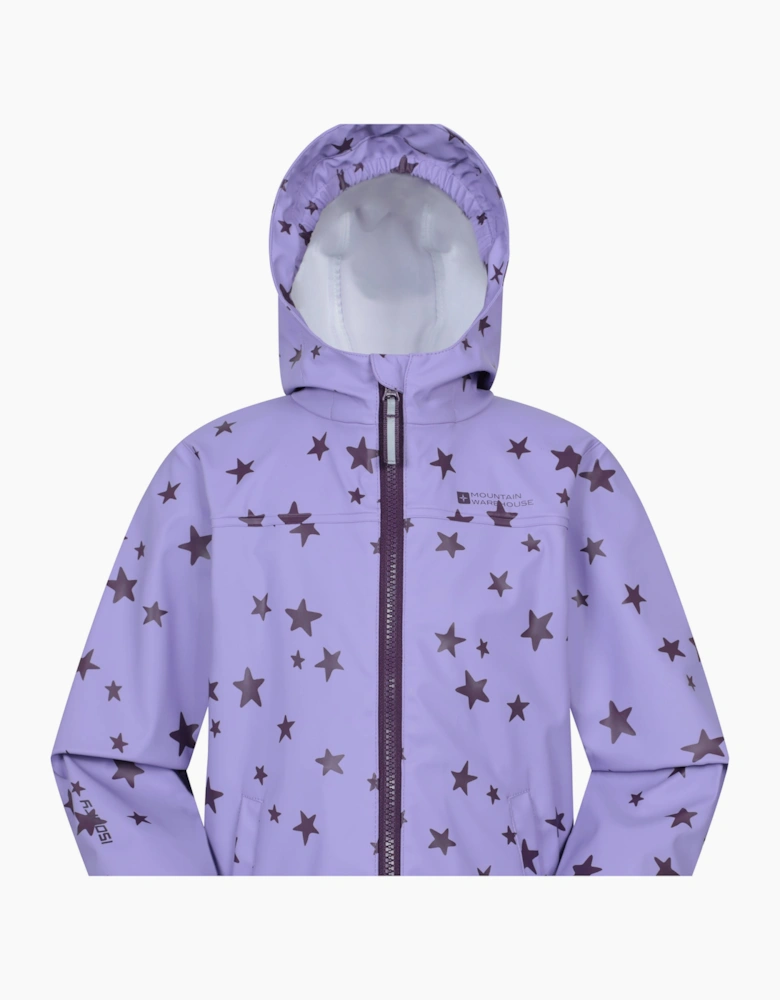 Mountain Warehouse Childrens/Kids Raindrop Dinosaur Waterproof Jacket And Trousers Set