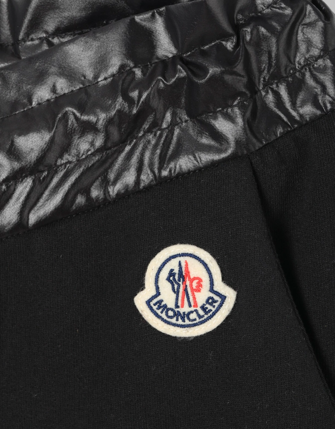 MONCLER NYLON TOP SWEATPANTS BLACK
