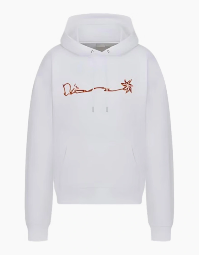 DIOR X TRAVIS SCOTT CACTUS JACK HOODIE WHITE