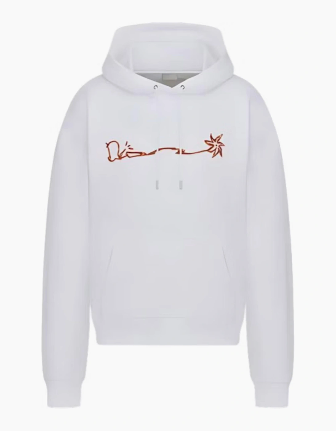 DIOR X TRAVIS SCOTT CACTUS JACK HOODIE WHITE
