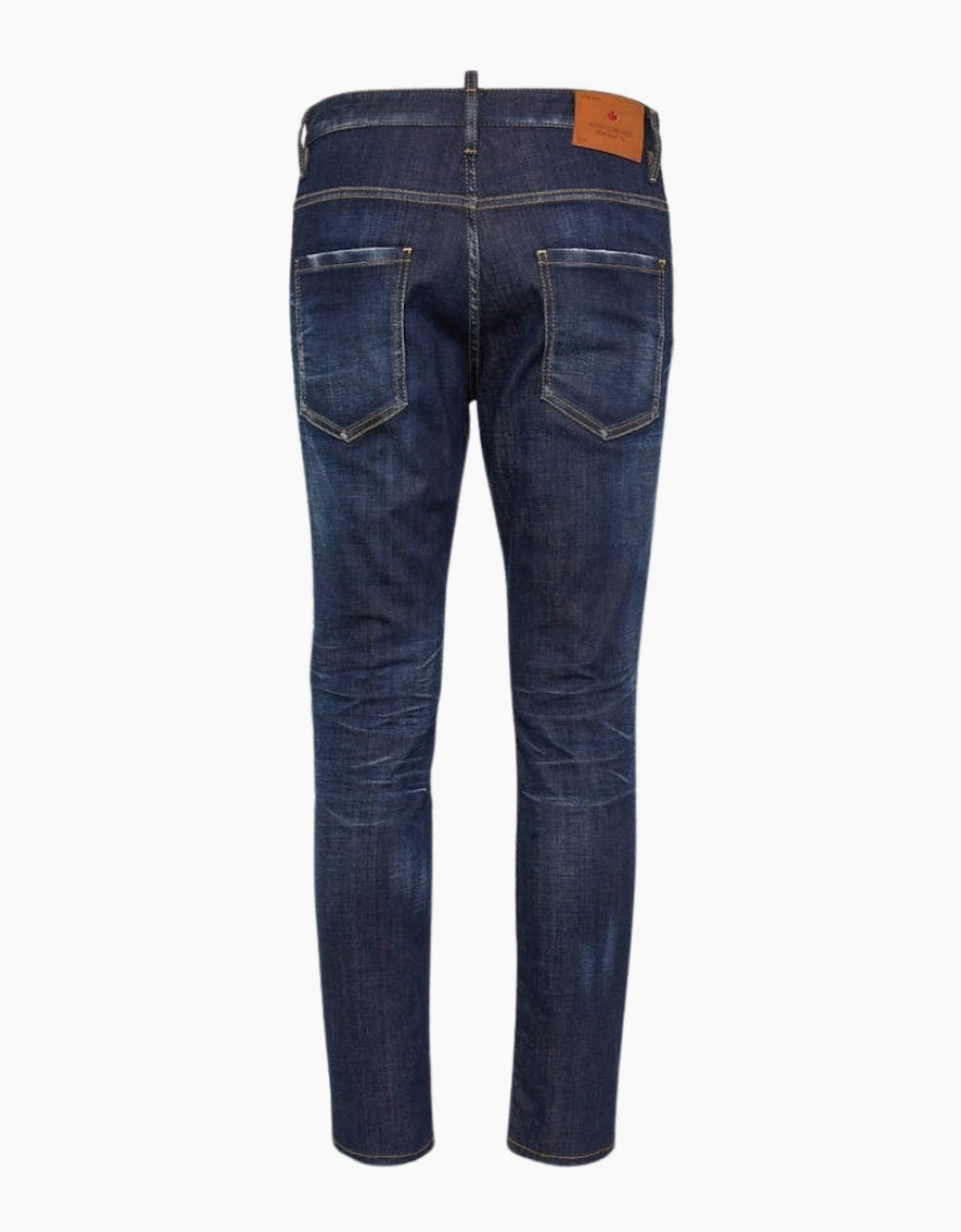 Dsquared2 Dark Clean Wash Skater Jeans in Navy Blue