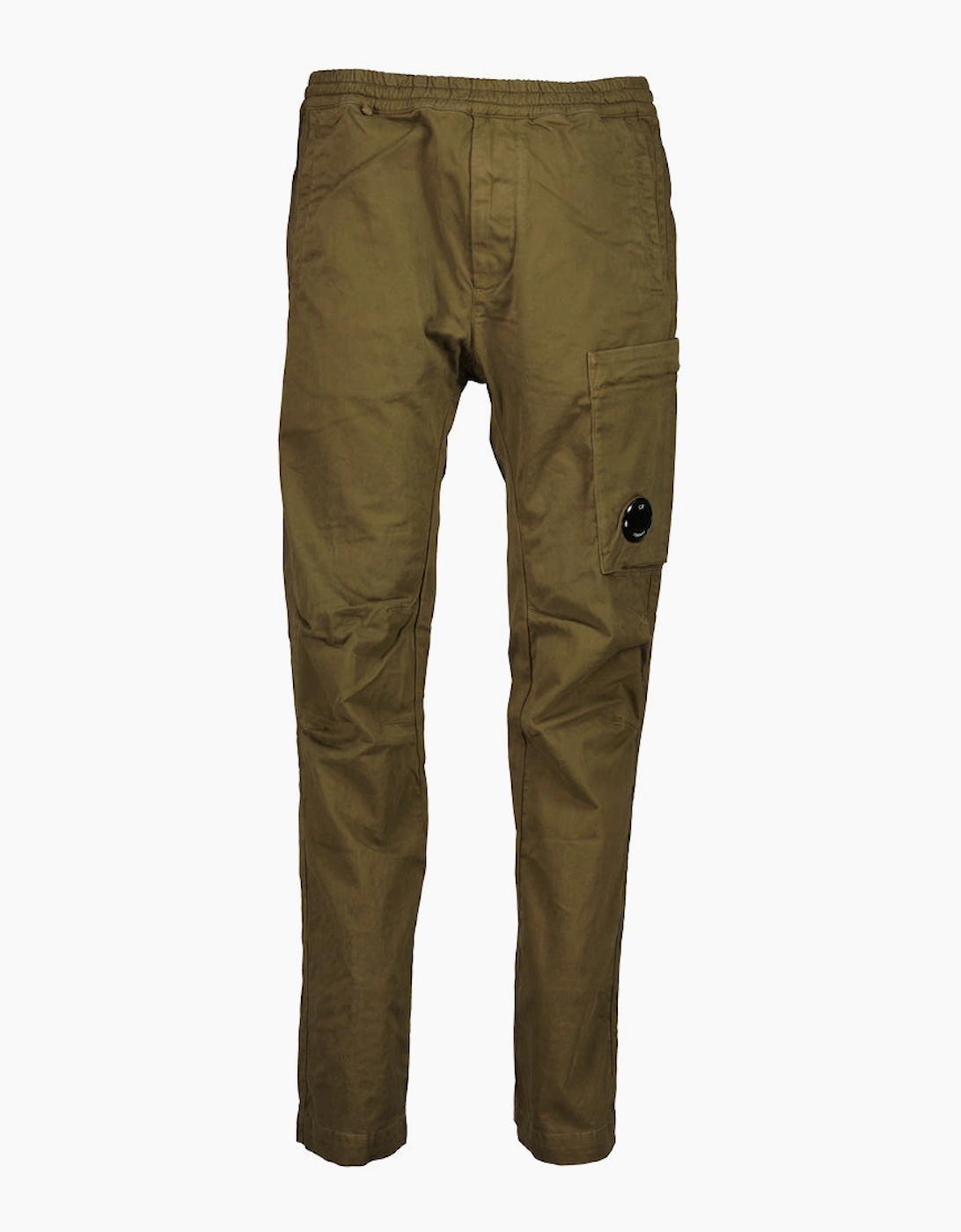 Stretch Satin Lens Cargo Pants