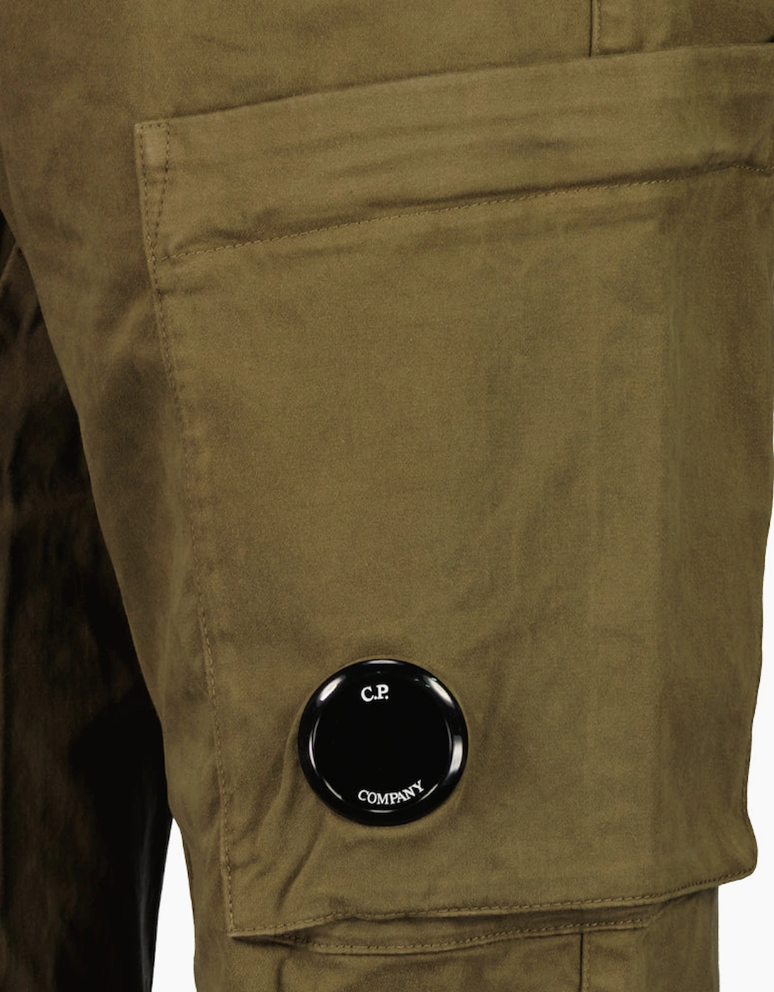Stretch Satin Lens Cargo Pants