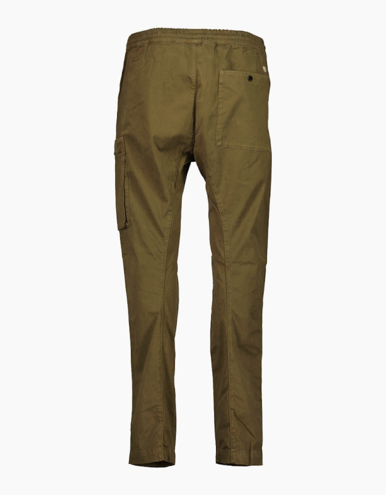 Stretch Satin Lens Cargo Pants