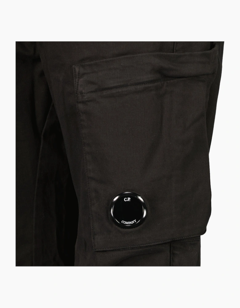 Stretch Satin Lens Cargo Pants