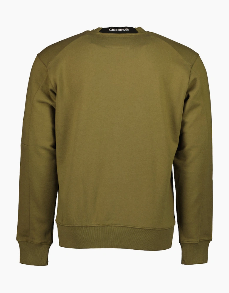 Diagonal Raised Fleece Lens Sweatshirt