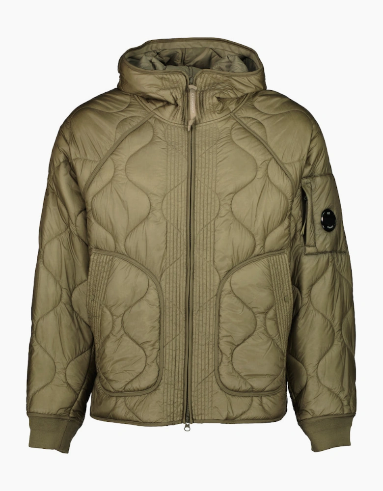 Quilted Liner Hooded Lens Jacket