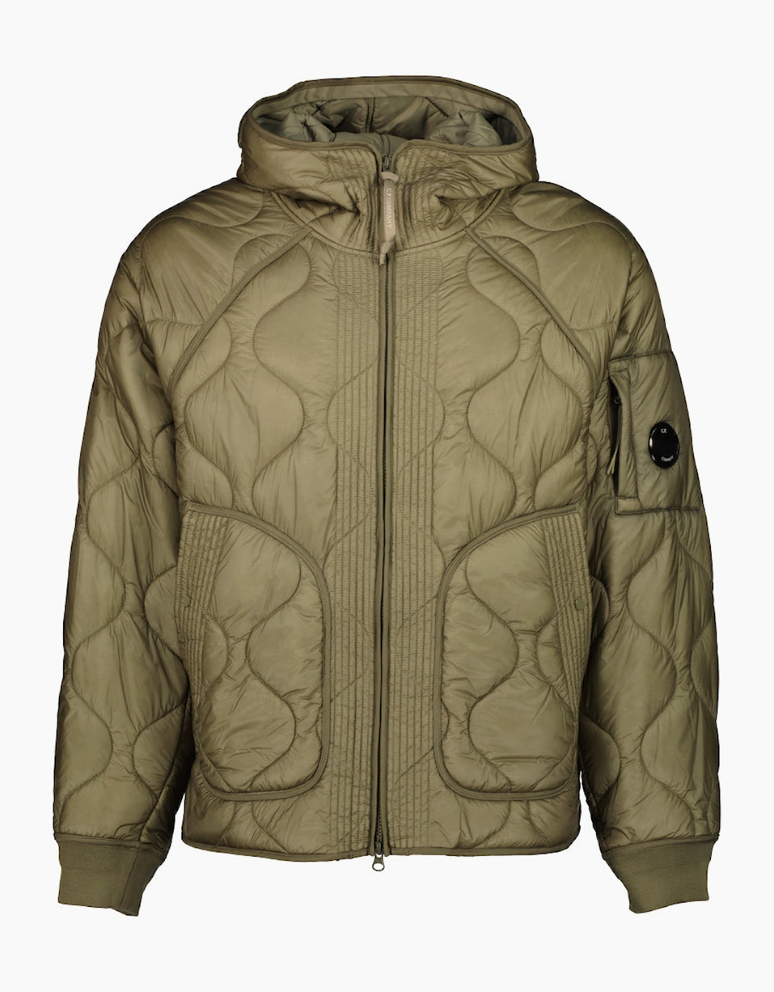 Quilted Liner Hooded Lens Jacket