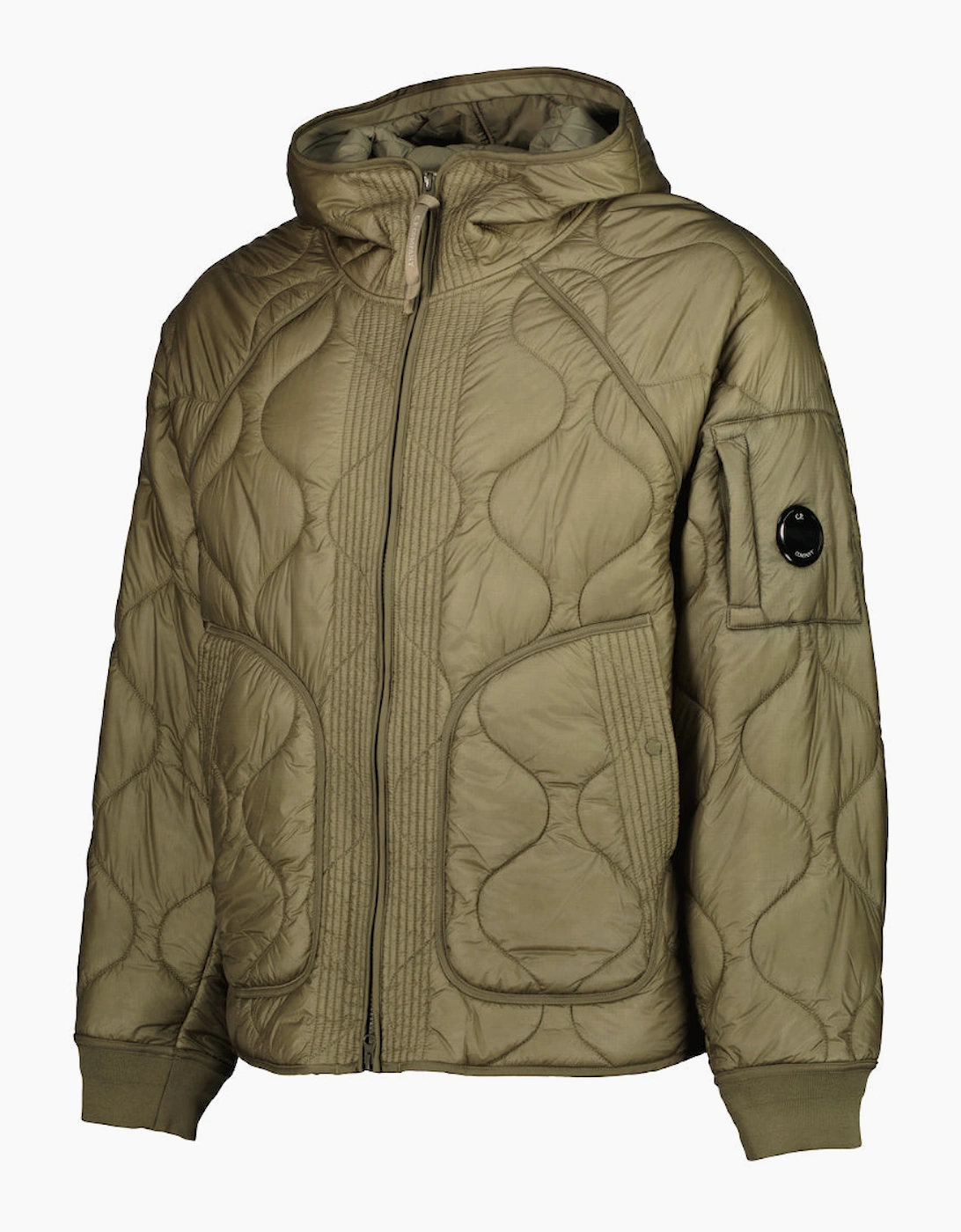 Quilted Liner Hooded Lens Jacket