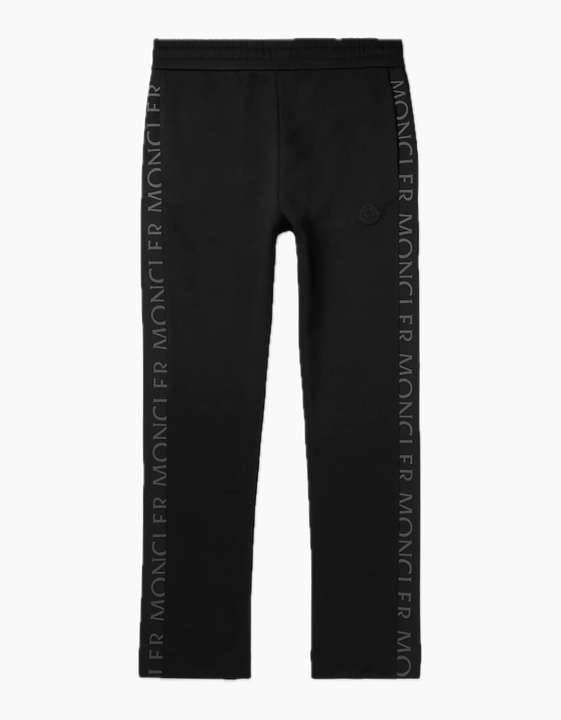 MONCLER TAPE LOGO SWEATPANTS BLACK