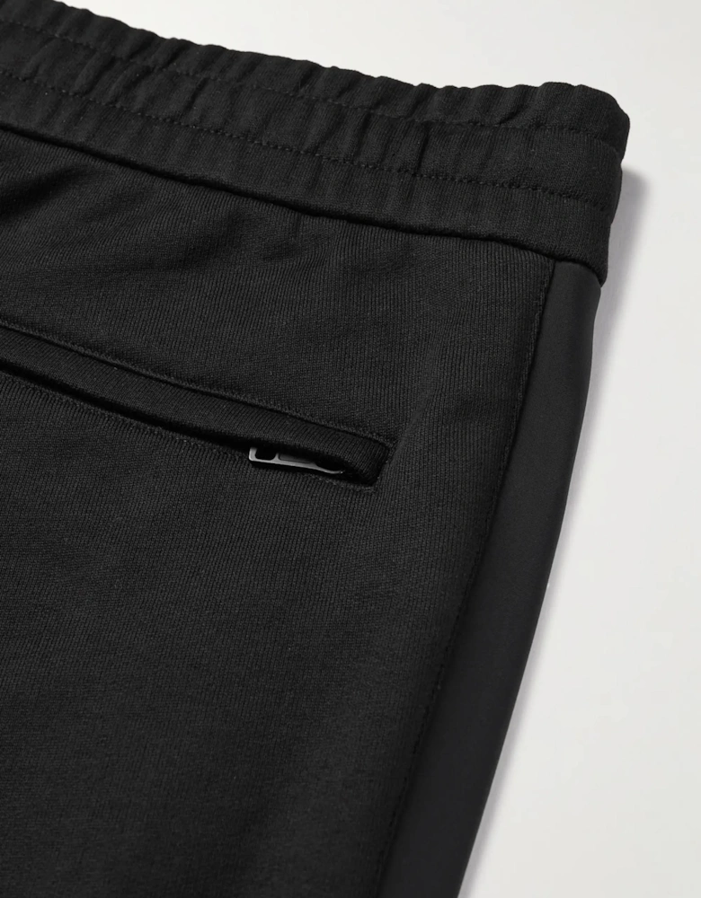 MONCLER TAPE LOGO SWEATPANTS BLACK