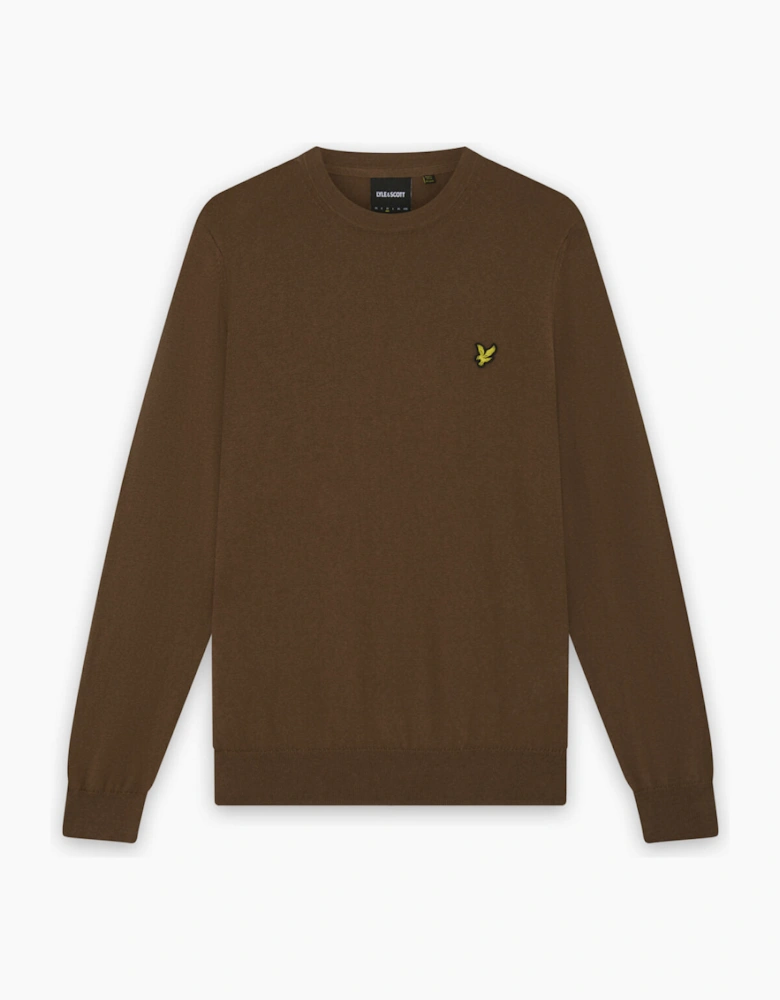 Cotton Merino Crew Neck Jumper