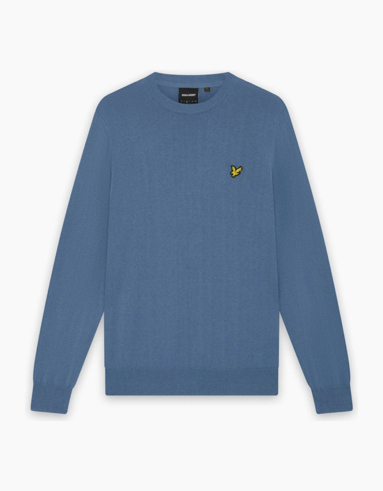 Cotton Merino Crew Neck Jumper