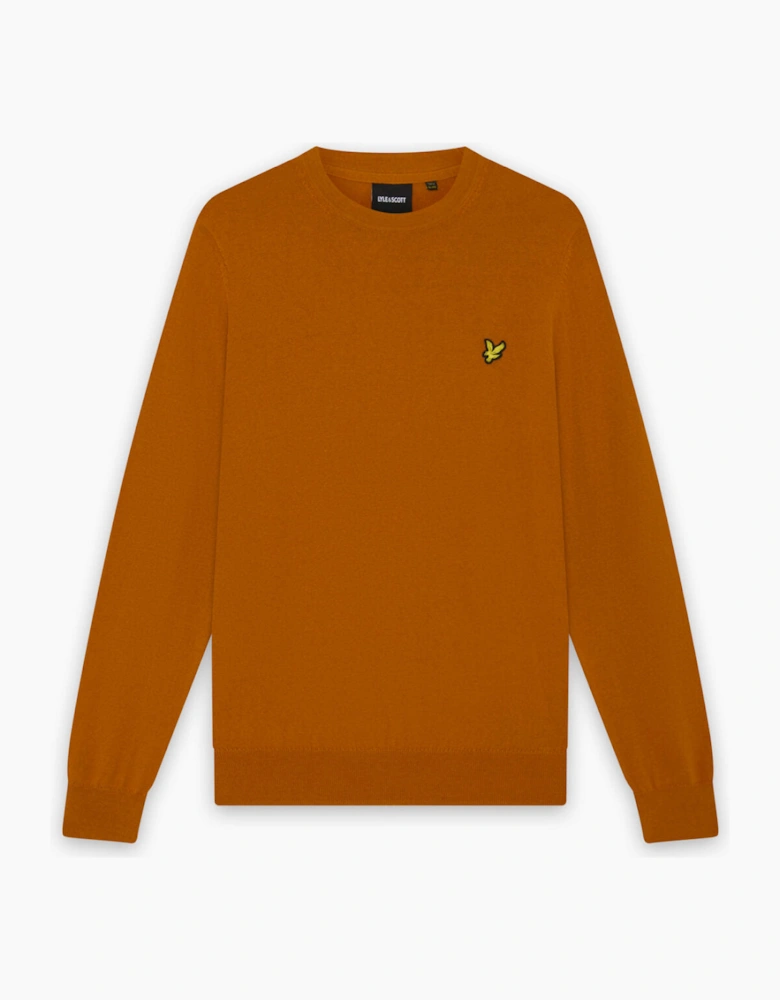 Cotton Merino Crew Neck Jumper